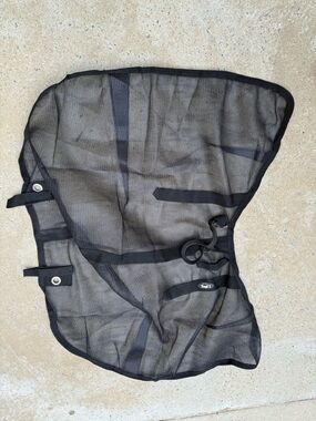 Tough 1 Black Mesh Horse Fly Sheet Rump sheet - Lightweight Breathable Cover